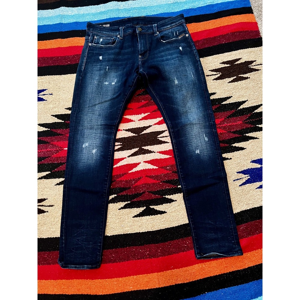 G Star Raw REVEND Jeans Men's Skinny Stretch Dark Denim Preppy - 36x32